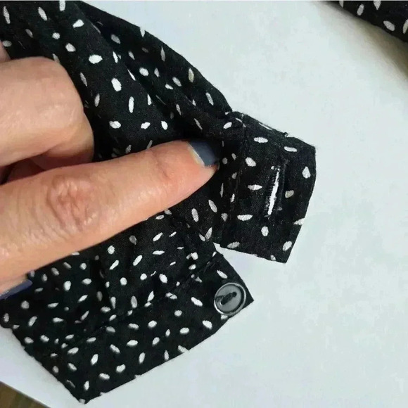 Black and white speckled patterned dress size XS/small - Picture 8 of 10